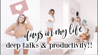 DAYS IN MY LIFE |  how expectations lead you to being unhappy (u need to hear this) + productivity!!