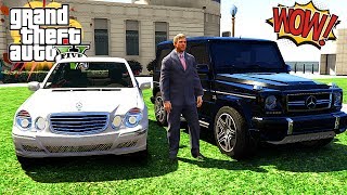 РЕАЛЬНАЯ ЖИЗНЬ В GTA 5 - ПРЕЗИДЕНТ ПОДАРИЛ МНЕ MERCEDES G65AMG И MERCEDES E320 W211 ЗА 100.000$ ГТА