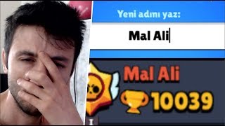 Hesabın Adını MAL ALİ Yaptım! (Çarkı Çevir Çıkanı Yap!) Brawl Stars