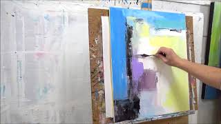 Pintura Abstracta / Espátula / Acrílicos / Demostración / Color T - 06