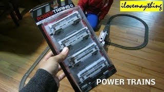 Toy Trains for Kids: Unboxing Power Trains Play Set