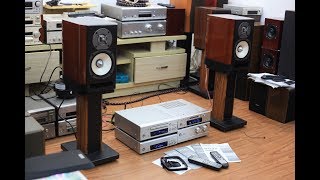 Test dàn trung cao cấp Onkyo 933 full bộ full phụ kiện zin và loa khủng Onkyo D-412EX 09/04/2018