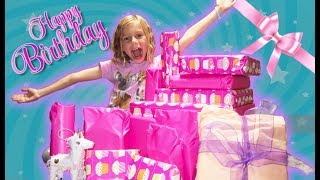 Lizzy's Birthday Present Opening Haul!!