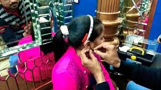 New Ajanta Jewellery.100% Painless ear piercing at Siliguri Painless Ear pin Kan futo