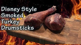 Disney Style Smoked Turkey Drumsticks Recipe - The BBQ Chef