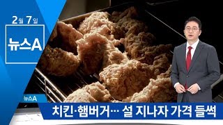 ‘치느님’ 너 마저…설 연휴 이후 생활물가 ‘들썩’ | 뉴스A