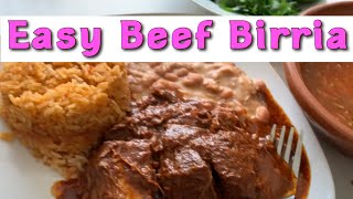 BEEF BIRRIA SLOW COOKED OVERNIGHT IN CROCKPOT/ROASTER