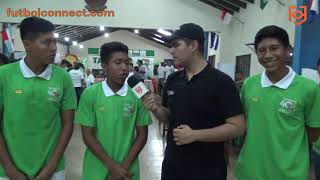 Ithamar Hurtado, Ángel Dorado, José Morales Tahuichi Sub 15 Mundialito Paz y Unidad 2019