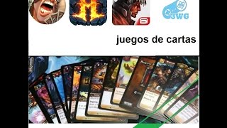 Juegos de cartas ligeros para Android (game plays)