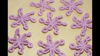 Мотив для ирландского кружева Вязание крючком Crochet motifs Irish lace