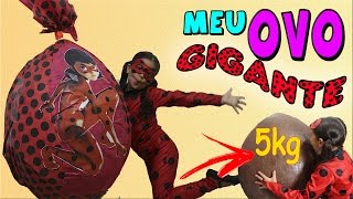 ABRINDO OVO GIGANTE DA LADYBUG DE 5Kg COM SURPRESAS!