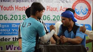 VIKAS KUMAR ONLY POWER ALL BOUTS UP STATE ARM WRESTLING 2018