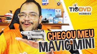 CHEGOU MEU DJI MAVIC MINI DRONE COM GPS CAMERA GIMBAL BOM PARA INICIANTES COMPRAR