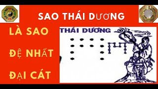 Sao Thái Dương chiếu mệnh và cách cúng dâng sao giải hạn