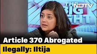 Centre Drunk On Power, Says Mehbooba Mufti's Daughter On PSA Charges