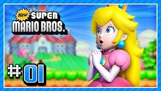 New Super Mario Bros. (DS) 100% - World 1-1, 1-2, 1-3, 1-Tower