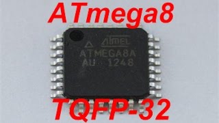Прошивка микроконтроллера ATmega8 в TQFP-32 (SMD) корпусе