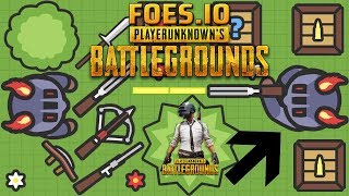 Foes.io = PUBG + MooMoo.io Pubg.io Battle Royale Game like Hacks, Cheats