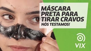 Máscara preta para tirar cravos: nós testamos!