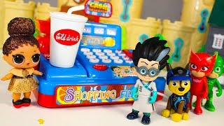 Куклы ЛОЛ мультик для детей Играем в СУПЕРМАРКЕТ Видео для детей про Игрушки LOL Dolls Surprise