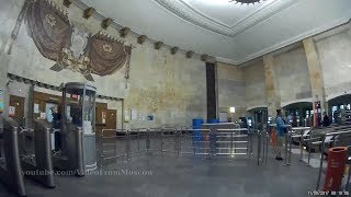 Станция метро "Площадь Революции" и переход на станцию "Театральная" 11.09.2017