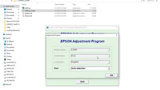 Epson L3050 Resetter or Adjustment Program