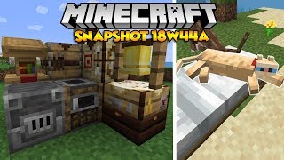 YENİ KEDİLER, YÜKSEK FIRIN, TAŞ KESİCİ, BİLEME TAŞI ve DAHA FAZLASI ! 1.14 SNAPSHOT (18w44a)