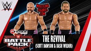 WWE FIGURE INSIDER: Scott Dawson & Dash Wilder (The Revival) - WWE Battle Packs 51