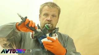 Краскопульт для покраски авто  Walcom Genesi Carbonio GEO