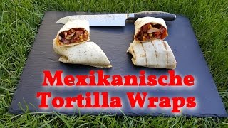 Tortilla Wraps mit Schwein, Argentinische Chili Wurst und Macho Muchacho von Ankerkraut