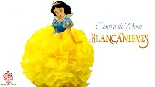 ?HAZ CENTRO DE MESA DE BLANCANIEVES ?Sabor de Fiesta