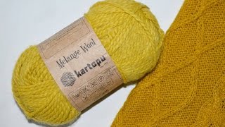 Обзор пряжи Kartopu Melange Wool .