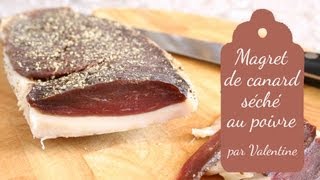 Magret de canard séché au poivre