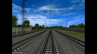 Тест бета версии карты Ярославль-Козьмодемьянск в Trainz