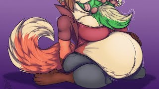 Canine furry vore #3 (With digestion sounds)