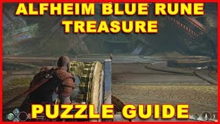 God of War (PS4) Alfheim Puzzle (Blue Rune Treasure Chest) Guide