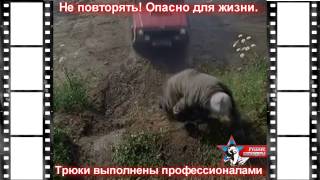 Русские трюки, каскадеры в российском кино, фильм Слушатель  (кинотрюк)