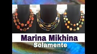 Украшения из муранского стекла Марины Михиной (укороченная версия) Solamente/Цветные фантазии