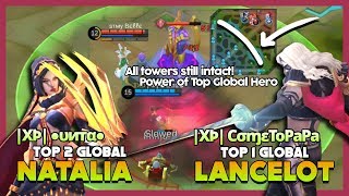 |XÞ| ●υитα● Ranked 2 Global Natalia ft |XÞ| CσɱεToPaPa Ranked 2 Global Lancelot 'Duo Combo' ~ MLBB