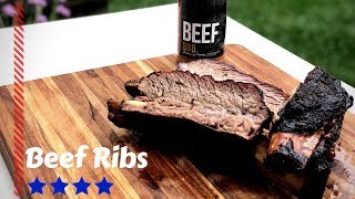 Smoked Beef Ribs | How to smoke DINO beef short ribs