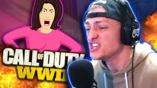 Mom Voice Impression "CLEAN YOUR ROOM" on WW2! (Hilarious Reactions!)