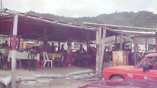 The Beach and Fish Market in Puerto Lopez, Ecuador