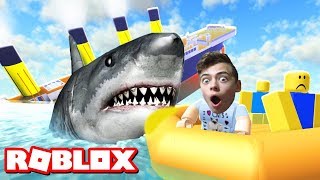 Симулятор Акулы в Роблокс игра для детей Shark Bite roblox Игра про рыбу и Выживание