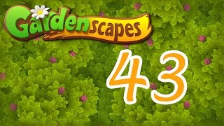 Gardenscapes level 43 Walkthrough