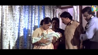 Mother lied to Vishnuvardhan his born baby is dead | Ambarish | Karulina Kudi | Kannada Best Scenes