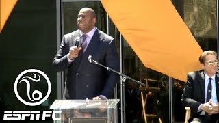 Magic Johnson, Mia Hamm help unveil LAFC's 'beautiful' Banc of California Stadium | ESPN FC