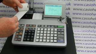 How To Solve Till Receipts Printing Blank Casio SE-S3000 / PCR-T2100 / PCR-T2300 Cash Register