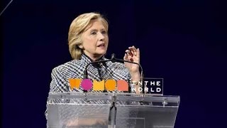 Hillary Clinton's keynote address at the 2015 Women in the World Summit