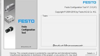 FCT (Festo Configuration Tool) Backup/Archive or Restore/Extract Projects