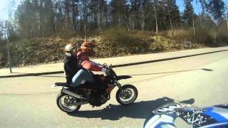Supermoto crashes, fails, close calls & senselessness